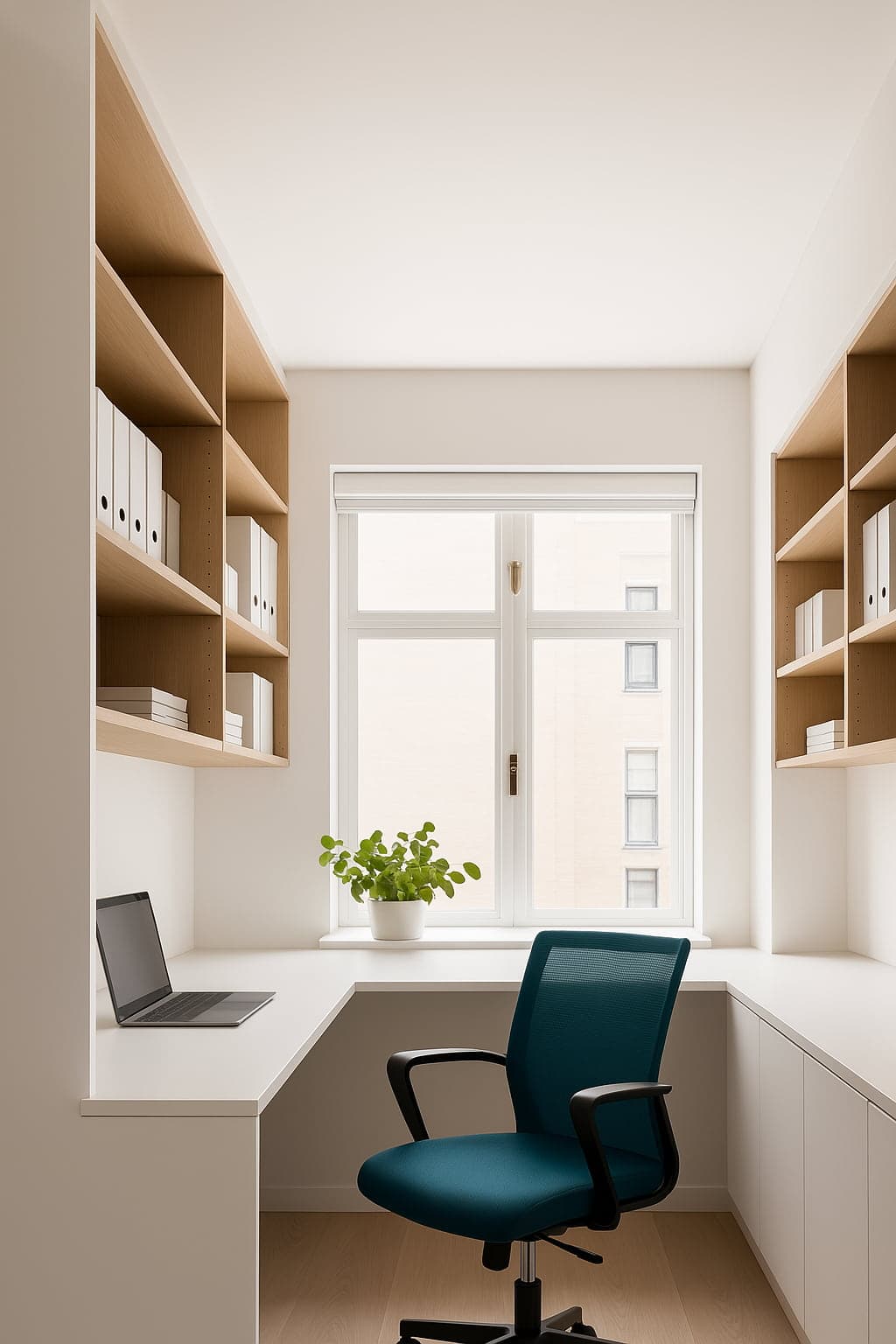 View of 16 Minimalist Home Office Ideas That Create Serene and Productive ...