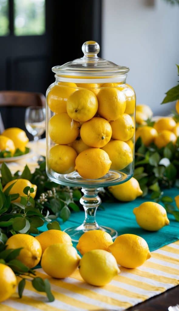 25 Lemon Tablescape Ideas: Zesty Designs for a Bright and Cheerful ...