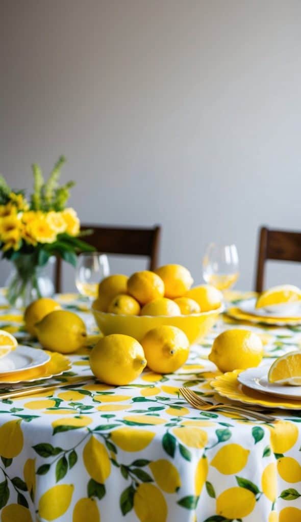 25 Lemon Tablescape Ideas: Zesty Designs for a Bright and Cheerful ...