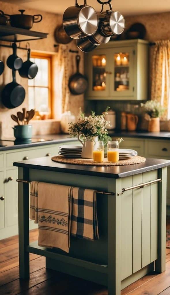 Picture of 31 Small Kitchen Island Ideas: Clever Solutions for Cozy Cooking Spaces ...