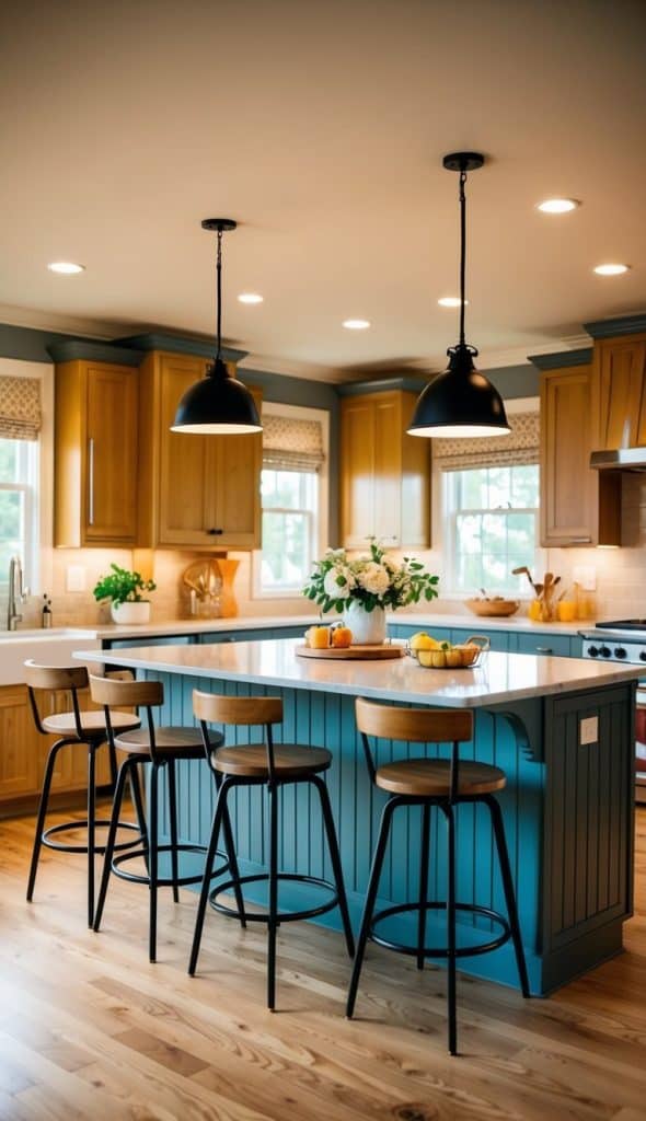 44 Kitchen Island Ideas with Seating: Cozy Spots for Family and Friends ...