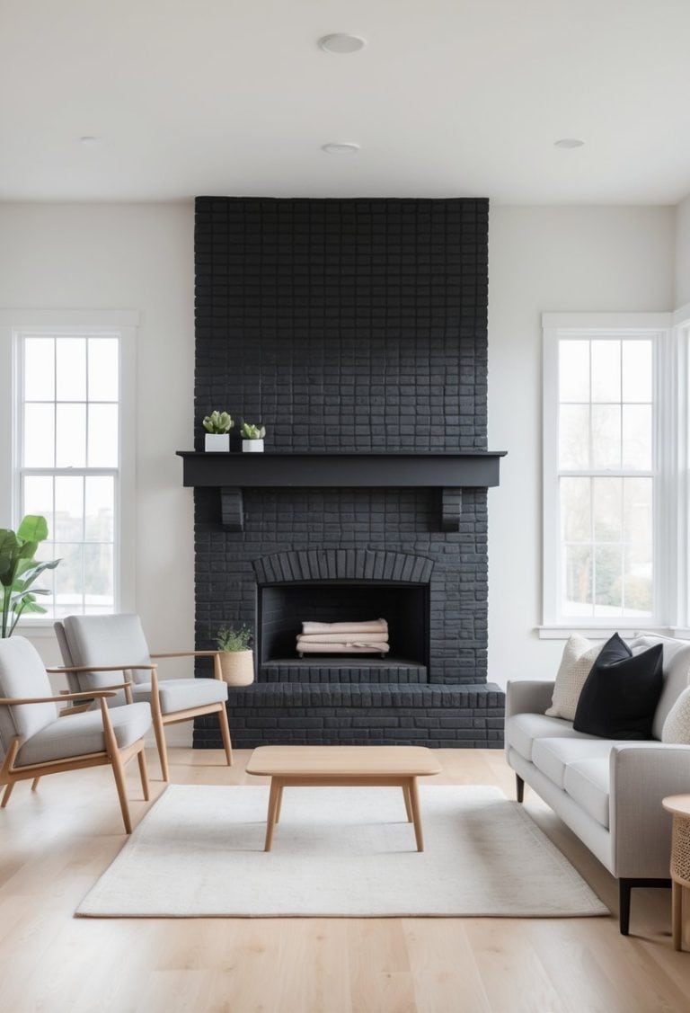 28 Painted Fireplace Ideas for a Stunning Living Room Makeover - We ...
