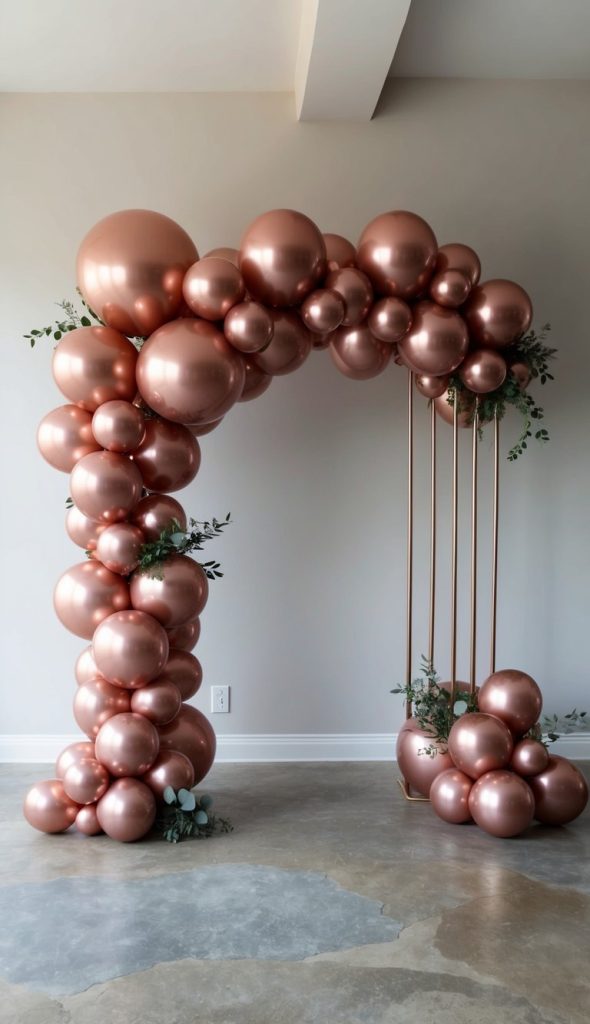 21 Rose Gold Balloon Arch Ideas for Dazzling, Glamorous Decor - We ...
